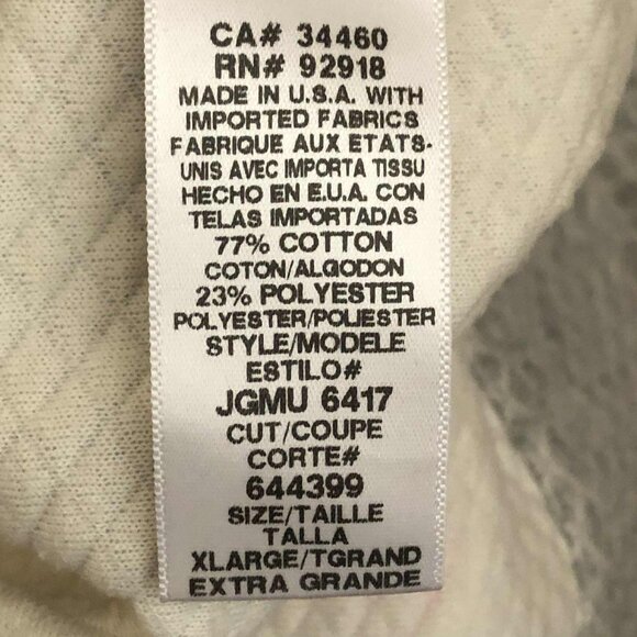 Y2K JUICY COUTURE Juicy Girl Zip Hoodie Jacket Grey Waffle Fleece Pink Logo XL - Picture 12 of 12